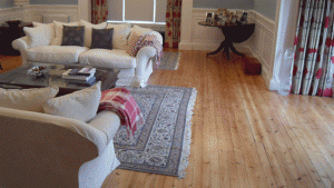 Wood fllor sanding a piece of Scotland's heritage